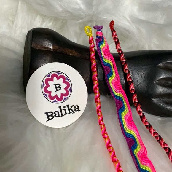 🌸Woven handmade colorful 🍭🌈friendship bracelet. Made in 🇵🇪 Peru - Picture 3 of 12